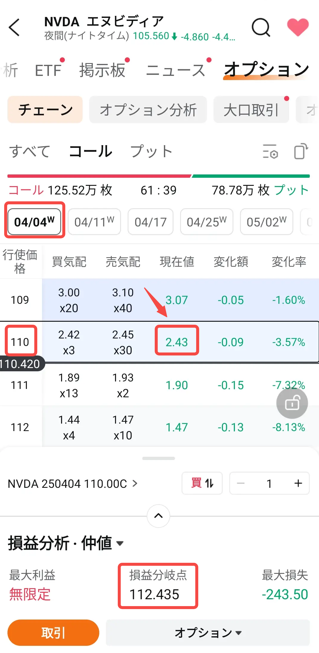 Moomoo JP ヘルプセンター-損益分岐点を教えてください