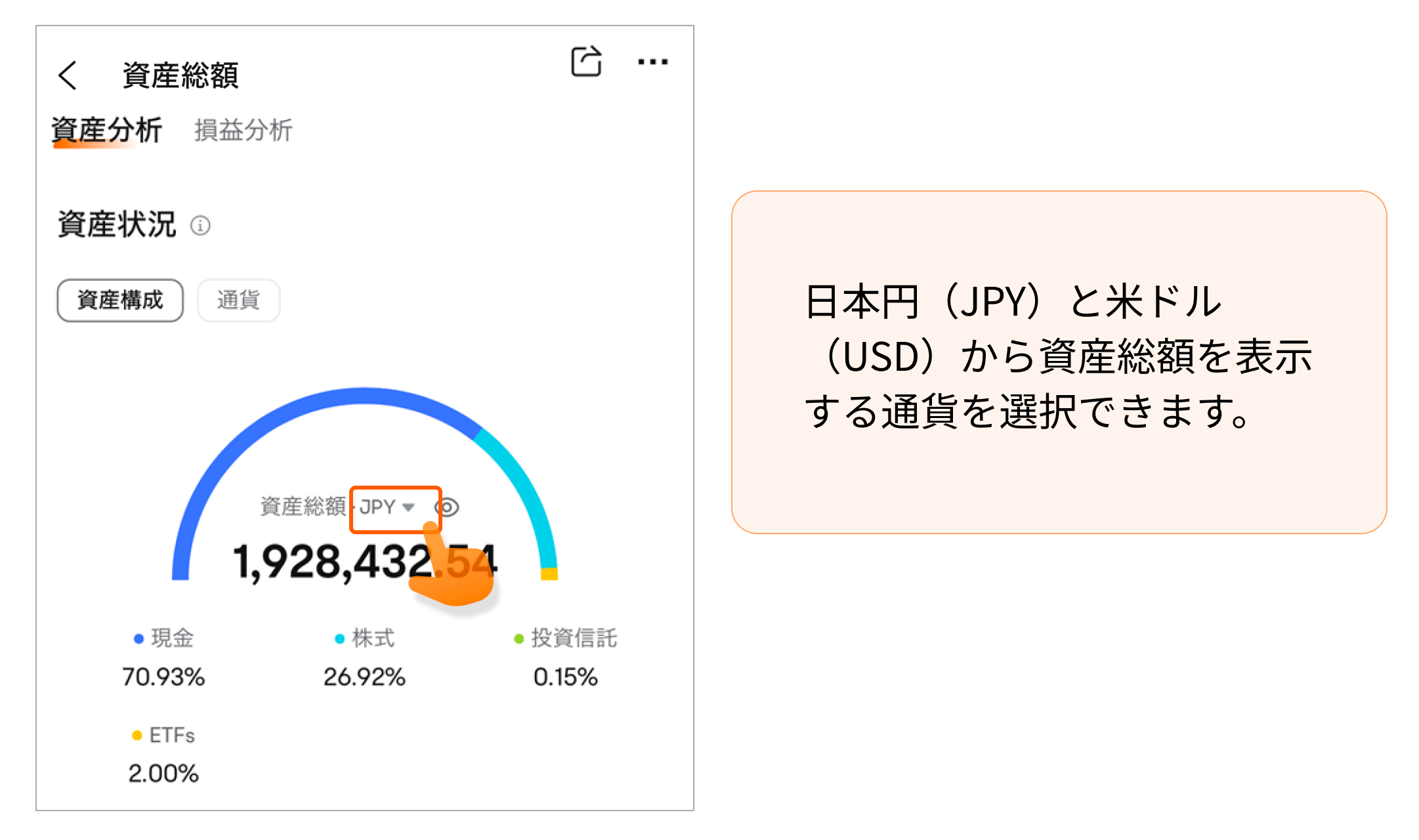 資産分析--moomooアプリのマニュアル